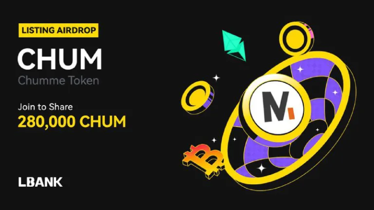 ایردراپ و لیستینگ توکن CHUM در صرافی ال‌بانک