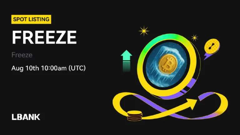 لیستینگ جدید رمزارز FREEZE در صرافی LBank