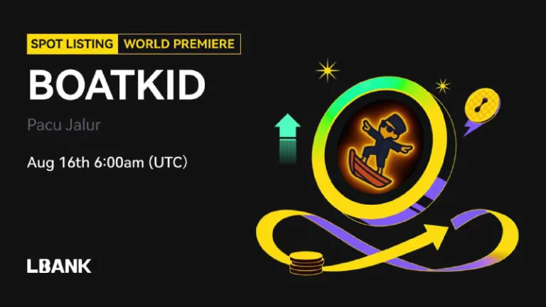 لیست شدن توکن BOATKID (Pacu Jalur) در صرافی Lbank