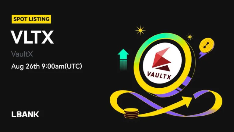 لیستینگ رمزارز VaultX (VLTX) در صرافی Lbank فردا