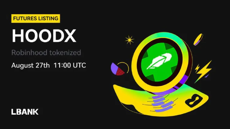 فیوچرز HOODX با اهرم 10 در صرافی Lbank لیست شد