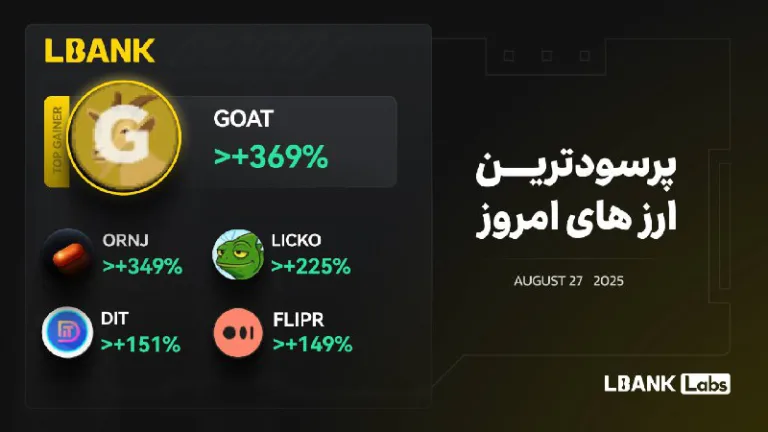 رمزارزهای برتر بازار در ۵ شهریور ۱۴۰۴ و تحلیل عملکرد روزانه