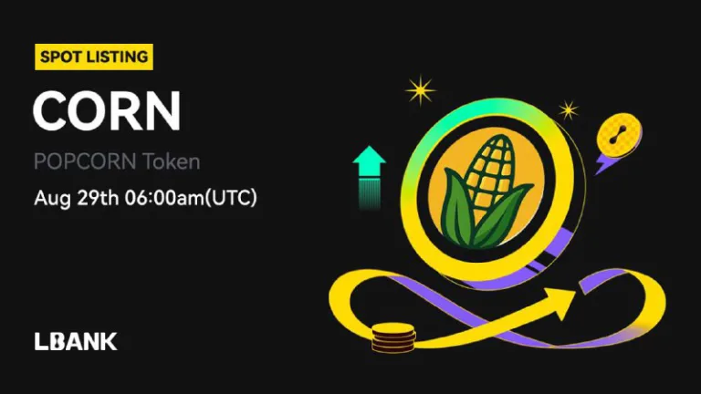 لیستینگ توکن POPCORN با نماد CORN در صرافی Lbank