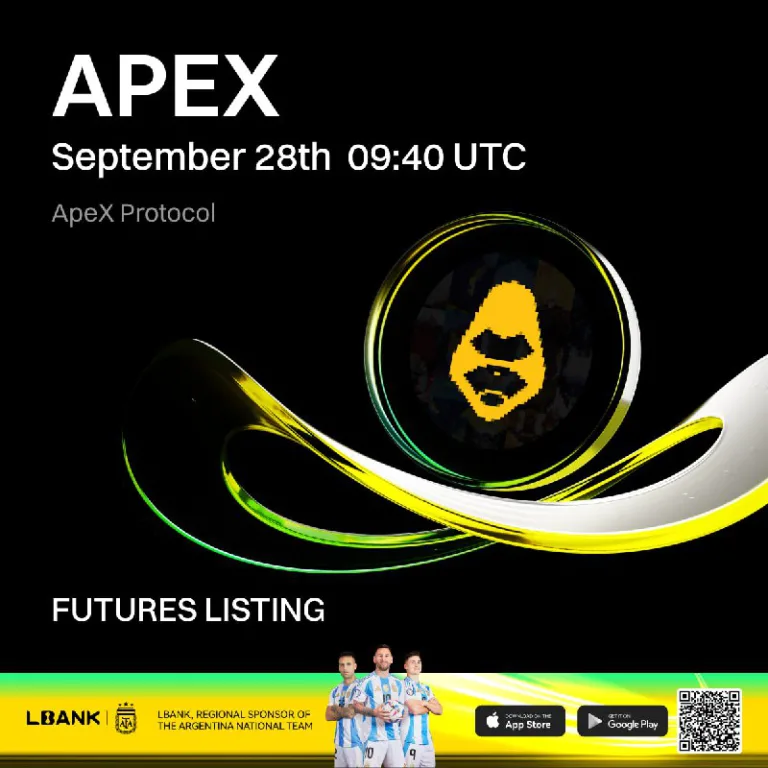 فیوچرز دائمی APEX با نماد APEXUSDT در صرافی Lbank فهرست شد