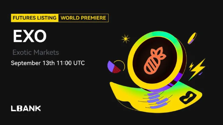 لیستینگ فیوچرز EXO با اهرم 20 در صرافی Lbank