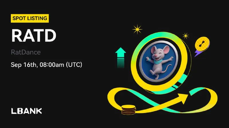 لیستینگ رمزارز RatDance با نماد RATD در صرافی Lbank