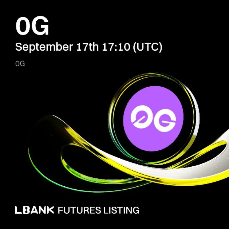 لیستینگ فیوچرز 0G با اهرم ۲۰ در صرافی Lbank