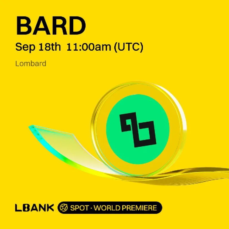 لیستینگ رمزارز BARD Lombard در صرافی Lbank اعلام شد