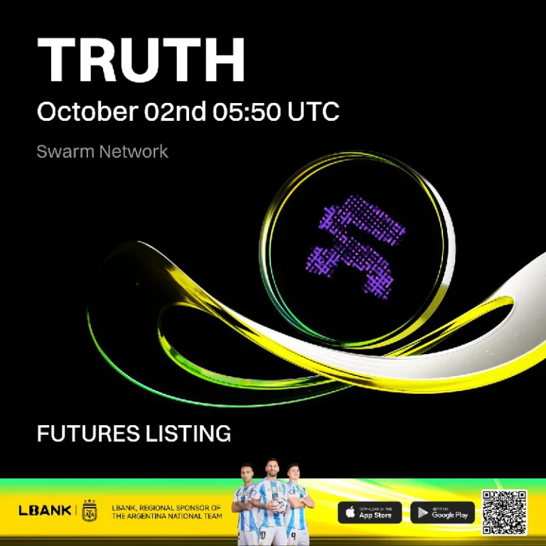 لیست شدن قرارداد دائمی TRUTHUSDT در صرافی Lbank از ۱۰ مهر ۱۴۰۴