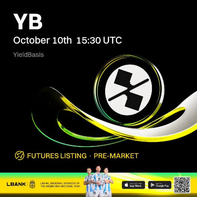 لیست قرارداد پیش بازاری YB/USDT در صرافی Lbank ۱۸ مهر ۱۴۰۴