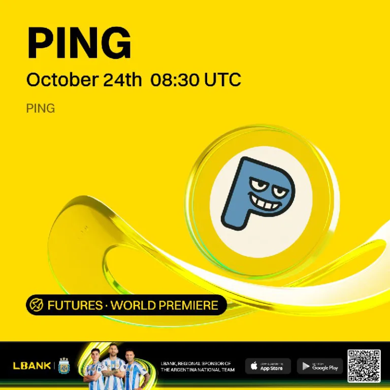 لیست شدن قرارداد دائمی PINGUSDT در صرافی Lbank از ۲ آبان ۱۴۰۴