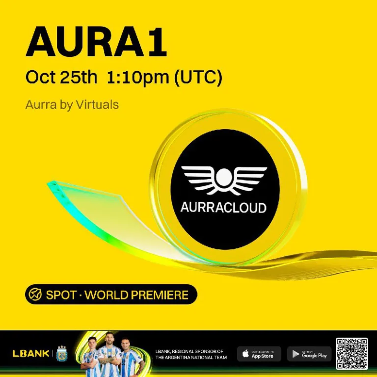 لیستینگ AURA1 در صرافی Lbank و آغاز معاملات ۳ آبان ۱۴۰۴