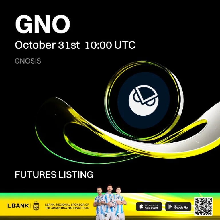 صرافی Lbank لیستینگ قرارداد پرپچوال GNOUSDT را اعلام کرد