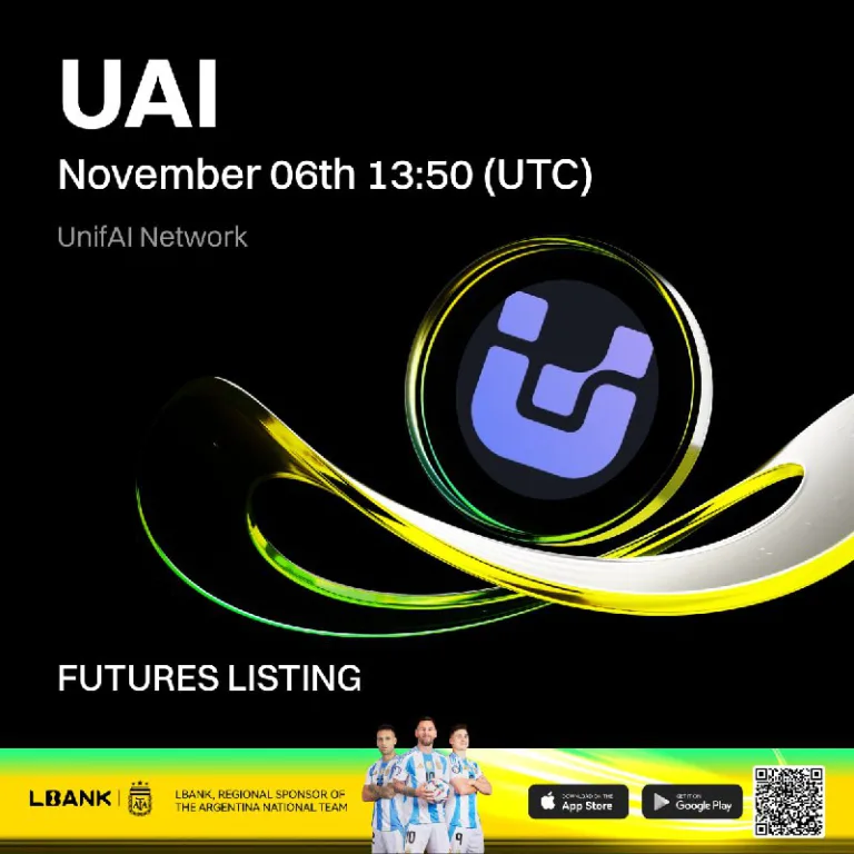 لیست شدن قرارداد پرپچوال UAIUSDT در صرافی Lbank از ۱۵ آبان ۱۴۰۴