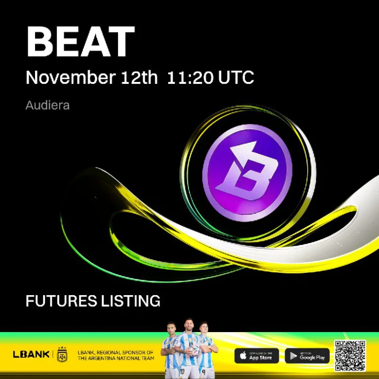 لیست قرارداد دائمی BEAT USDT در صرافی Lbank از ۲۱ آبان ۱۴۰۴