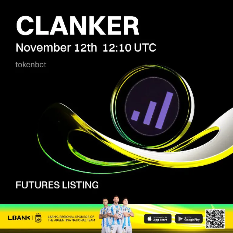 لیست قرارداد پرپچوال CLANKERUSDT در صرافی Lbank از ۲۱ آبان ۱۴۰۴