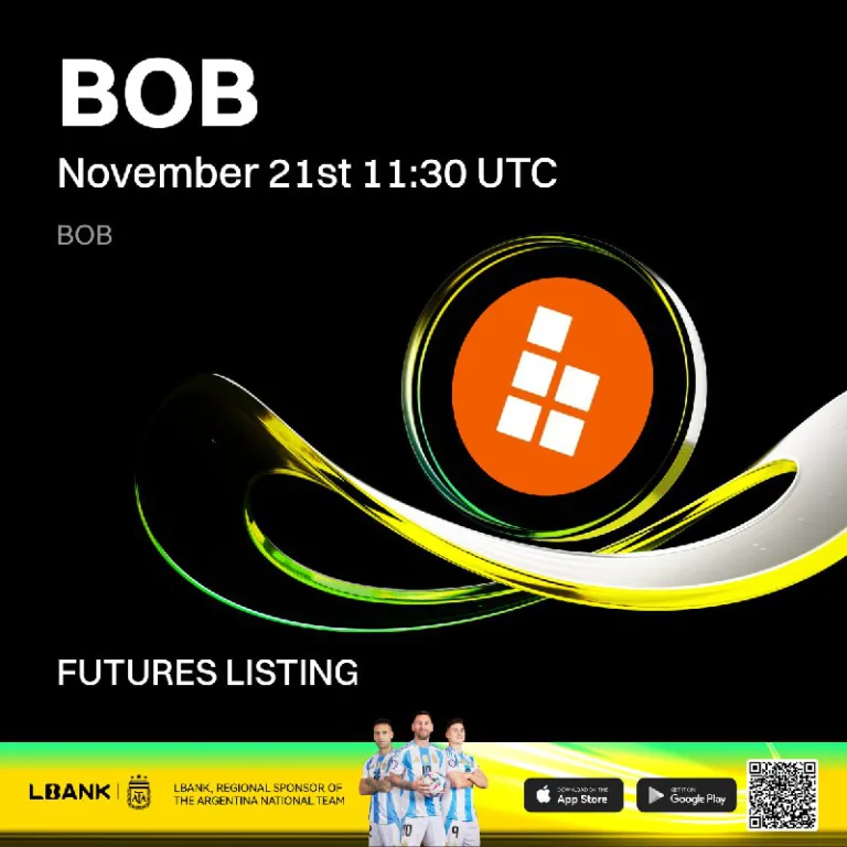 لیست قرارداد دائمی BOBUSDT در صرافی Lbank از ۳۰ آبان ۱۴۰۴