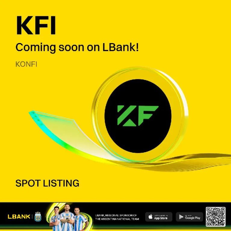 لیستینگ توکن KONFI (KFI) در صرافی Lbank به زودی