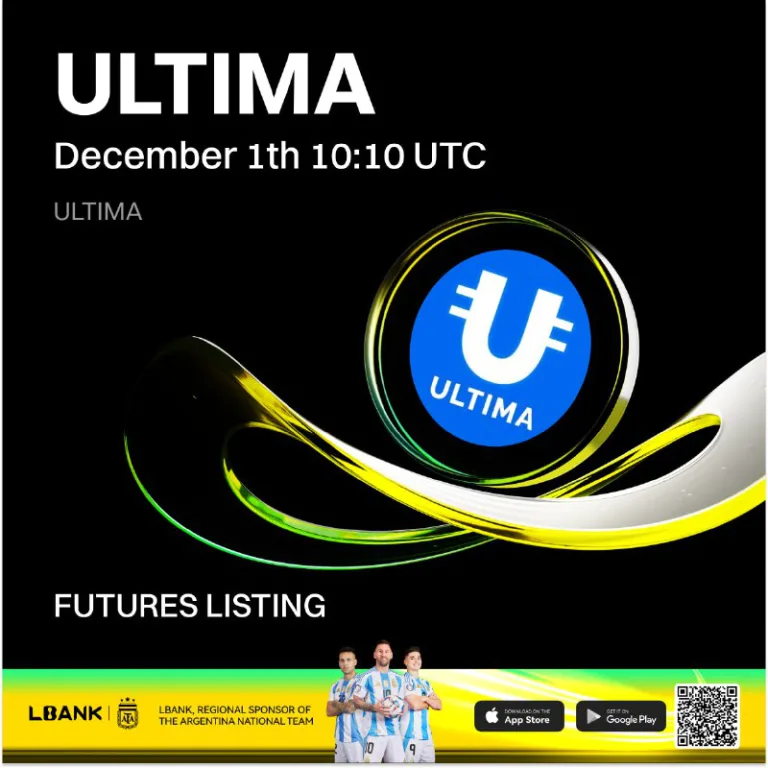لیست شدن قرارداد دائم ULTIMAUSDT در صرافی Lbank از ۱۰ آذر ۱۴۰۴