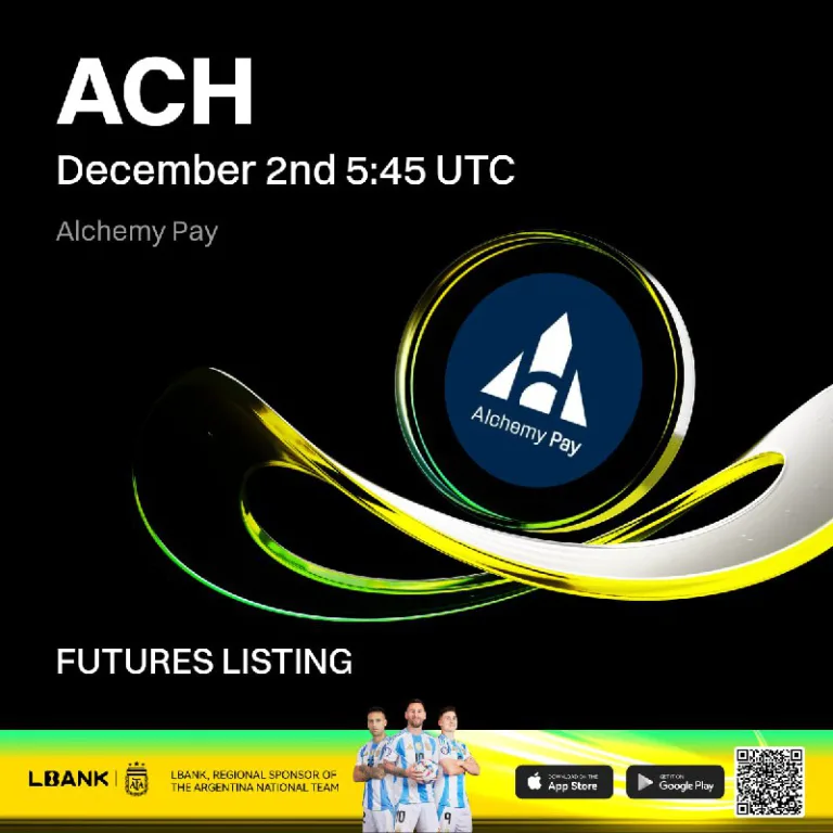 لیستینگ قرارداد پرپچوال ACHUSDT در صرافی Lbank با لوریج تا 50X