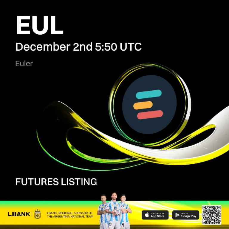 لیست شدن قرارداد پرپچوال EULUSDT در صرافی Lbank از ۱۱ آذر ۱۴۰۴