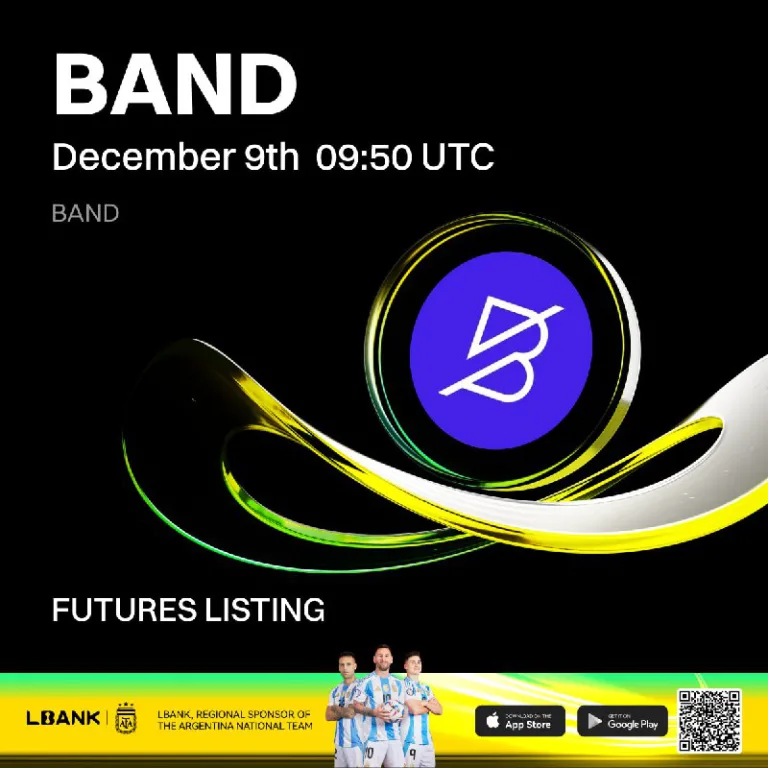 صرافی Lbank قرارداد دائمی BANDUSDT را لیست میکند