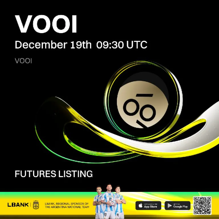 صرافی Lbank قرارداد دائمی VOOIUSDT را از ۲۸ آذر ۱۴۰۴ لیست می کند