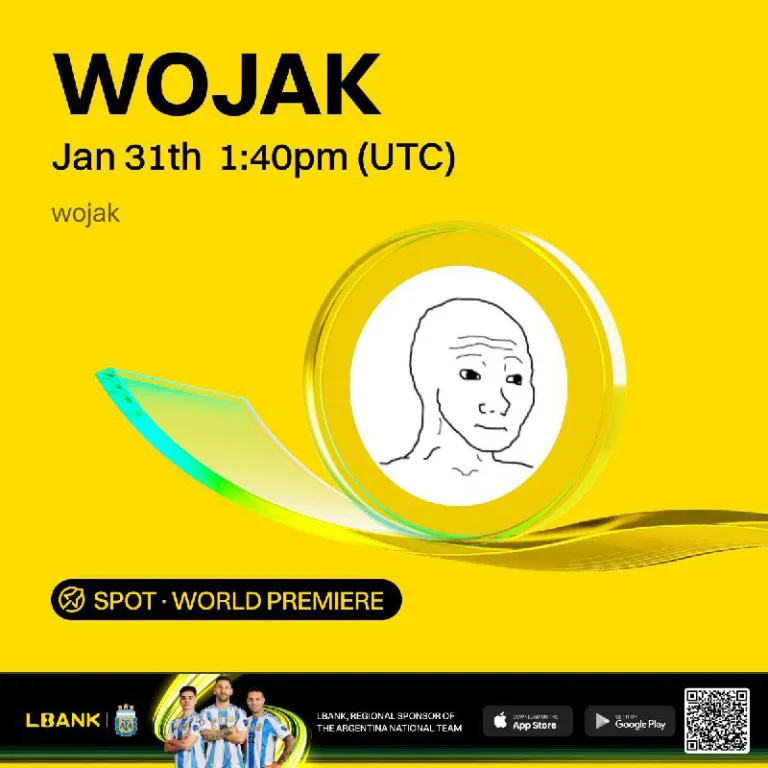 لیستینگ توکن WOJAK در صرافی Lbank و جزئیات معامله